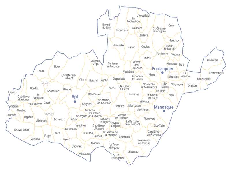 Carte du territoire Carte du territoire